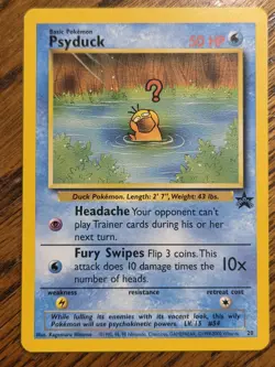 Pokemon Wotc Black Star Promo #20/53 PSYDUCK **awesome card** - Image 1