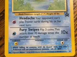 Pokemon Wotc Black Star Promo #20/53 PSYDUCK **awesome card** - Image 4