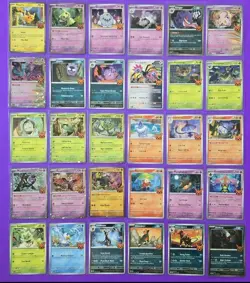 Pokemon 6 Booster Packs & 2024 TOT 30-Card Set With 10 Cosmos Holograms Lot #2 - Image 3