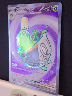 Sinistcha EX 189/167 S&V Twilight Masquerade Ultra Rare TWM Pokemon Card NM/MT - Image 2