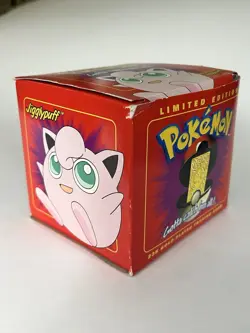 RARE Pokemon JIGGLYPUFF 23K Gold Plated Trading Card 1999 Burger King NEW SEALED - Image 1