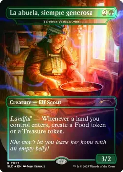 1 x La abuela, siempre generosa - Tireless Provisioner - Rainbow Foil - Secret L - Image 1