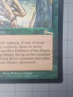 Defense of the Heart | NM | Urza's Legacy | ULG #100 | MTG - Image 3