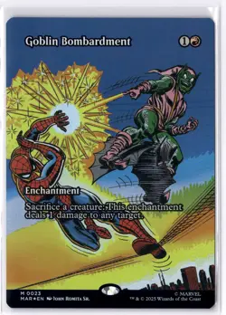 Goblin Bombardment (Borderless) 23 MTG Marvel Eternal-Legal FOIL NM/M - Image 1