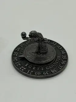 Reaper Minatures 1994 Original Magic: The Gathering Scrye Counter, Pewter - Image 2