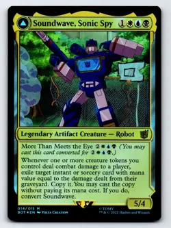 Soundwave, Sonic Spy M Universes Beyond: Transformers # 14 NM Foil - Image 1