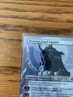 MTG Edge of Eternities Tezzeret Cruel Captain Borderless Foil - Image 2