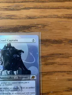 MTG Edge of Eternities Tezzeret Cruel Captain Borderless Foil - Image 3