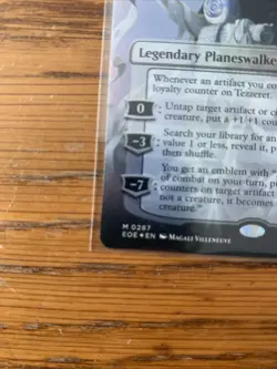 MTG Edge of Eternities Tezzeret Cruel Captain Borderless Foil - Image 4