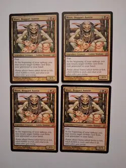 MTG 4x Wort, Boggart Auntie Lorwyn (3x NM 1x LP) - Image 1