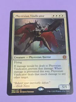 MTG: Phyrexia: All Will Be One: Phyrexian Vindicator Foil #027/271 Mythic - NM - Image 1