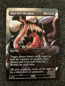 Magic MTG - Peer into the Abyss (2002) - Spider-Man Secret Lair Drop - Image 1