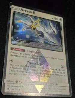 Arceus Prism Star 96/131 Forbidden Light Pokemon Card Ultra Rare Holo - Image 3