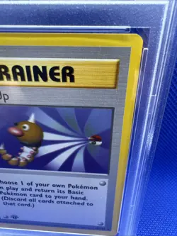 1999 Pokemon First Edition Scoop Up PSA 8 NM-MT Trainer - Image 3