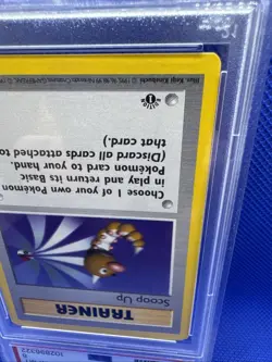 1999 Pokemon First Edition Scoop Up PSA 8 NM-MT Trainer - Image 5