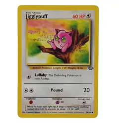 Pokemon TCG - Jigglypuff 54/64 - Common Unlimited - Jungle Unlimited [Near Mint] - Image 1