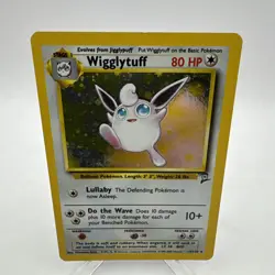 Pokemon TCG Wigglytuff Jungle 16/64 Holo Unlimited Holo Rare LP - Image 1