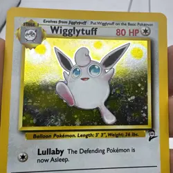 Pokemon TCG Wigglytuff Jungle 16/64 Holo Unlimited Holo Rare LP - Image 2