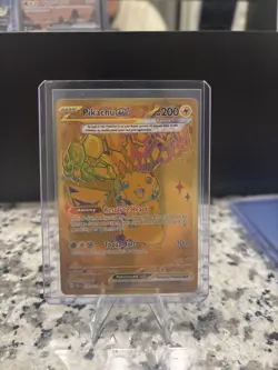 Pikachu ex 179/131 - Gold Hyper Rare - Pokemon TCG: Prismatic Evolutions - NM - Image 1