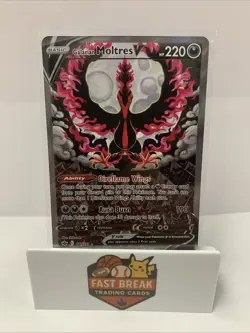 Pokemon TCG Galarian Moltres V Alt Art SWSH Chilling Reign 177/198 NM - Image 1
