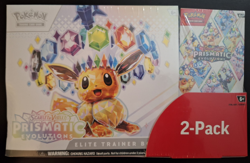 Pokemon Prismatic Evolutions Elite Trainer Box & Booster Bundle - Costco 2 Pack - Image 1