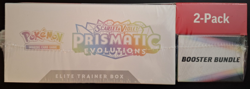 Pokemon Prismatic Evolutions Elite Trainer Box & Booster Bundle - Costco 2 Pack - Image 3