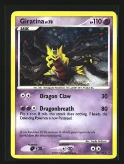 Pokemon GIRATINA 28/127 Rare Holo (2009 Platinum) LP/Light Play - Image 1