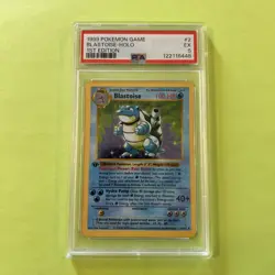 1999 Pokemon Blastoise 1st Edition 2/102 “FRESH GRADE “ PSA 5 - Image 1