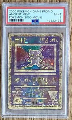 2000 Pokemon Game Promo Ancient Mew Pokemon 2000 Movie PSA 9 - Image 1
