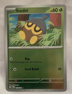 Seedot ME01: Mega Evolutions Reverse Holo 013/132 Pokemon - Image 1