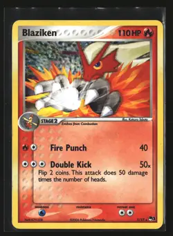 Pokemon BLAZIKEN 1/17 Rare Holo (2006 POP Series 1) LP/Light Play - Image 1
