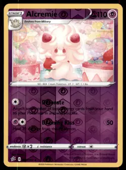 Pokemon TCG Alcremie Sword & Shield - Rebel Clash #87 Reverse Holo - Image 1