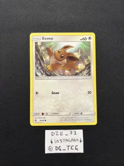 Pokemon Hidden Fates - Eevee - 49/68 - Non Holo Common - M/NM - Image 1
