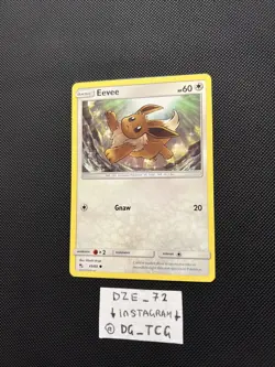 Pokemon Hidden Fates - Eevee - 49/68 - Non Holo Common - M/NM - Image 3