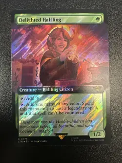 Delighted Halfling (Extended Art) (Surge Foil) the Lord of the Rings NM JL - Image 1