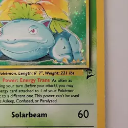 2000 Base Set 2 II Venusaur 18/130 Holo Foil WOTC Unlimited Pokemon - Image 5