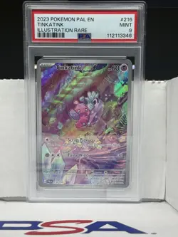 Pokemon 2023 Tinkaton EX 262 PSA 9 - MINT - 2023 PAL EN SIR - Image 1