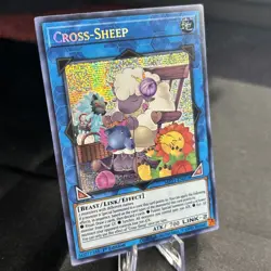 *** CROSS-SHEEP *** 1ST EDITION PRISMATIC SECRET RARE MP21-EN018 YUGIOH! - Image 1