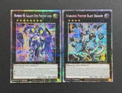2025 YUGIOH MP25 1ST ED STARLIGHT RARE GALAXY EYES & PHOTON DRAGON NM SET - Image 1