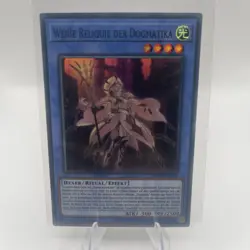 Yu-GI-OH Weisse Reliquie der Dogmatika Super Rare BACH-DE035 - Image 1