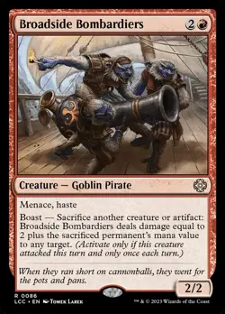 MTG Broadside Bombardiers ** The Lost Caverns of Ixalan Commander ** En (NM) - Image 1