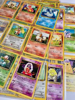 Complete 70/70 Common/Uncommon Base Set (Unlimited) Pokemon TCG Cards Vintage - Image 1