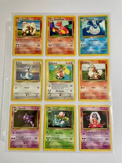 Complete 70/70 Common/Uncommon Base Set (Unlimited) Pokemon TCG Cards Vintage - Image 2