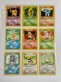Complete 70/70 Common/Uncommon Base Set (Unlimited) Pokemon TCG Cards Vintage - Image 4