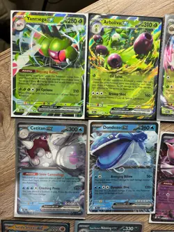 2025 Pokemon Destined Rivals Double Rare EX 14 Card Lot Mewtwo Moltres More - Image 2