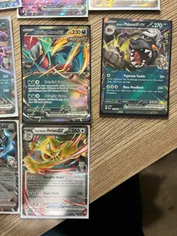 2025 Pokemon Destined Rivals Double Rare EX 14 Card Lot Mewtwo Moltres More - Image 5
