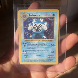 Poliwrath Holo Rare Pokemon TCG Card 13/102 Base Set SHADOWLESS - Image 1