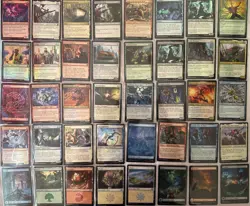 Magic The Gathering 40X All Foil Cards | Uncommon, Common & Land NM - Image 1