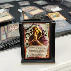DEIMA Warlord Saga of the Storm Signed Promo Card RARE - Image 1
