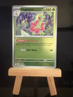 MEGANIUM - 10/132 Mega Evolution -NM - Revers Holo Rare - Pokemon TCG Card - Image 1